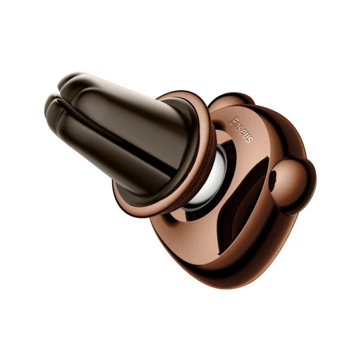 Baseus Bear mágneses szellőzőre rögzíthető autós telefontartó barna - 5