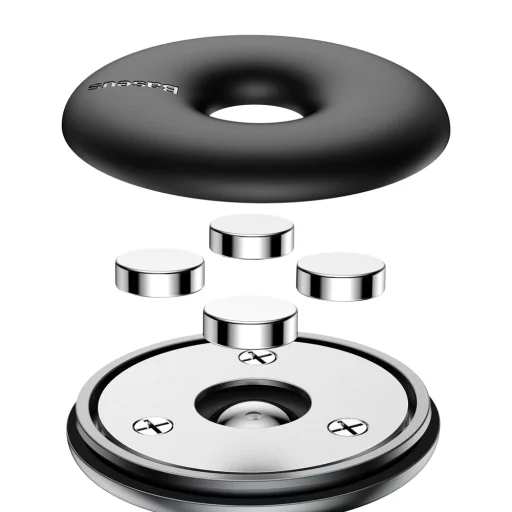 Baseus Star Ring univerzális mágneses autós telefontartó fekete - 4