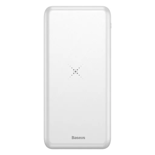 Baseus M36 10000 mAh powerbank vezeték nélküli Qi gyorstöltéssel fehér színben - 1