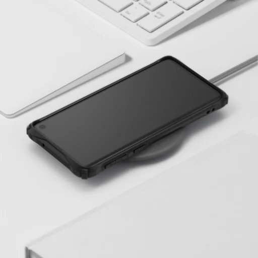 Ringke Fusion X PC tok TPU kerettel Samsung S10 fekete - 10