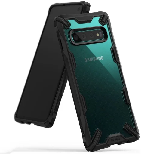 Ringke Fusion X PC tok TPU kerettel Samsung S10 fekete - 1