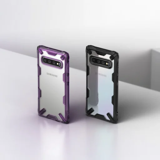 Ringke Fusion X PC tok TPU kerettel Samsung S10 Plus fekete - 2