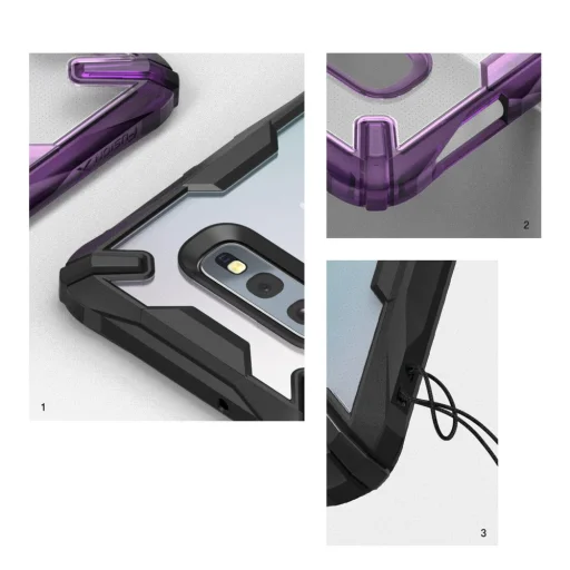 Ringke Fusion X PC tok TPU kerettel Samsung S10e fekete - 5