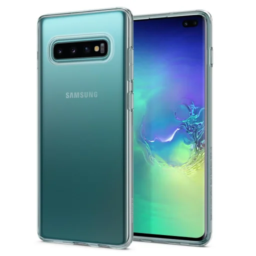 Spigen Liquid Crystal tok Samsung S10 Plus áttetsző - 1