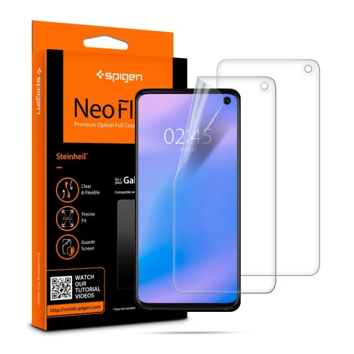 SPIGEN Neo Flex HD Samsung S10e hajlított PET kijelzővédő fólia 2 db - 1