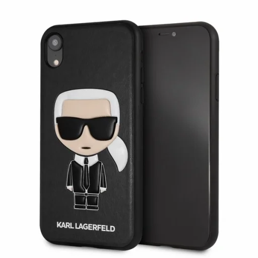 iPhone XS MAX tok fekete Karl Lagerfeld Iconic - 1