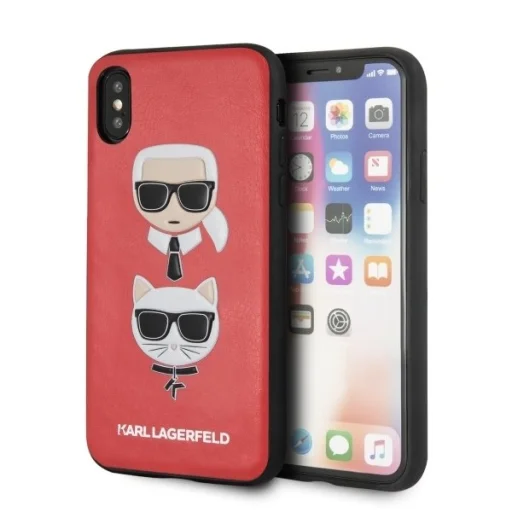 Karl Lagerfeld Karl Choupette tok iPhone X/XS piros - 1