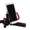 Bicikli kormányra rögzíthető univerzális telefontartó fekete/piros, telefon tartó kerékpáros thumbnail