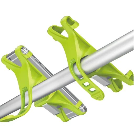 Baseus Miracle kormányra rögzíthető biciklis telefontartó zöld (SUMIR-BY06) - 9