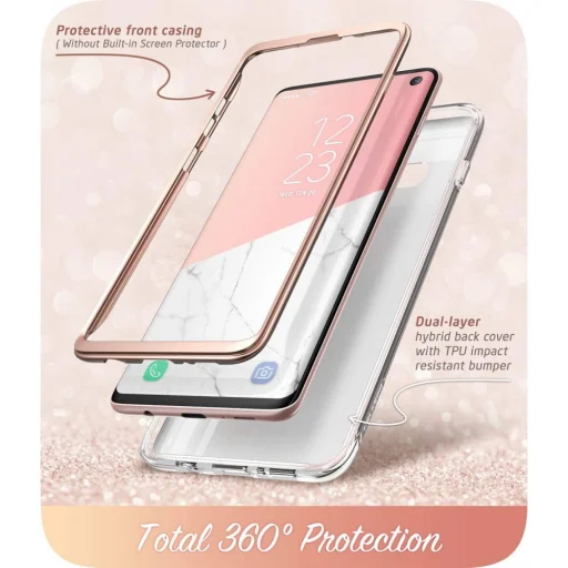 Supcase Cosmo tok Samsung S10 márvány mintázattal - 4