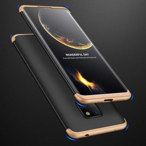 Huawei Mate 20 GKK 360 Több részes tok fekete/arany - 3