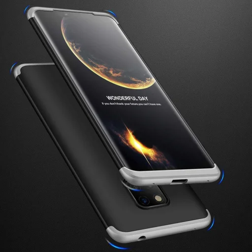 360 Több részes tok Huawei Mate 20 Pro fekete/ezüst - 3