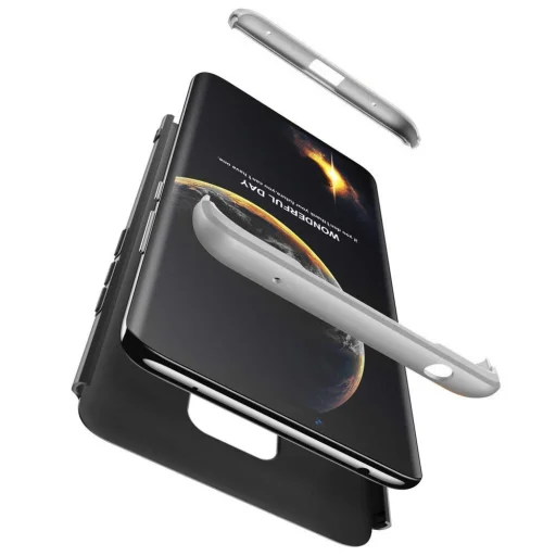 360 Több részes tok Huawei Mate 20 Pro fekete/ezüst - 5