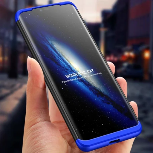 360 Több részes tok Huawei Mate 20 Pro fekete/kék - 6