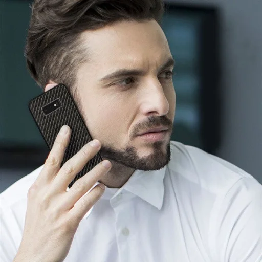 Carbon üveg hátlapú tok Samsung S10e fekete - 3