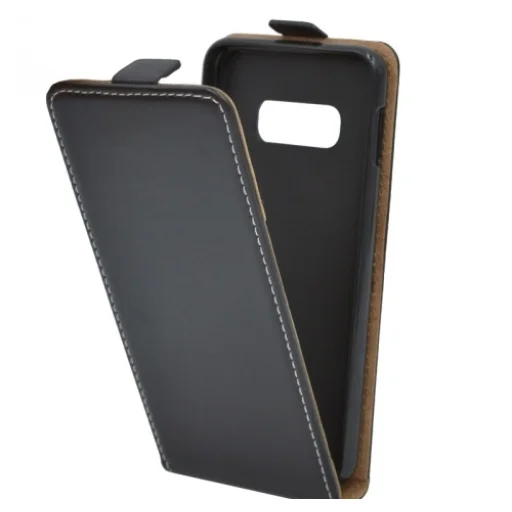 Bőr fliptok Samsung S10e fekete - 1