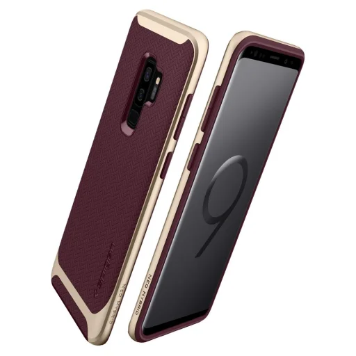 Spigen Neo Hybrid tok Samsung S9 Plus burgundy vörös - 3
