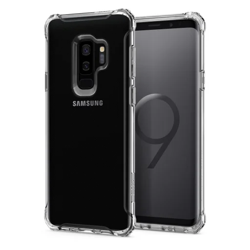 Spigen SGP Rugged Armor tok Samsung S9 Plus áttetsző - 1