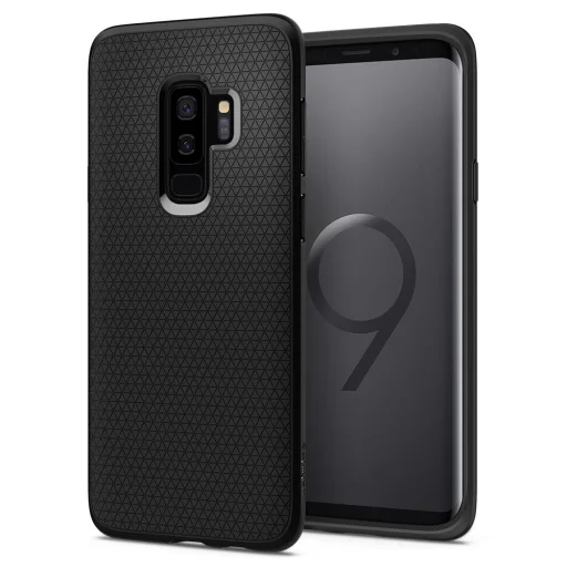 SPIGEN Liquid Air tok Samsung S9 Plus matt fekete színben (593CS22920) - 1