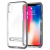 Spigen crsytal hybrid iPhone X gunmetal színben thumbnail