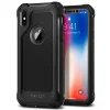 Spigen Pro Guard 360 fokozott védelmet nyújtó tok + kijelzővédő üvegfólia iPhone X gunmetal színben thumbnail