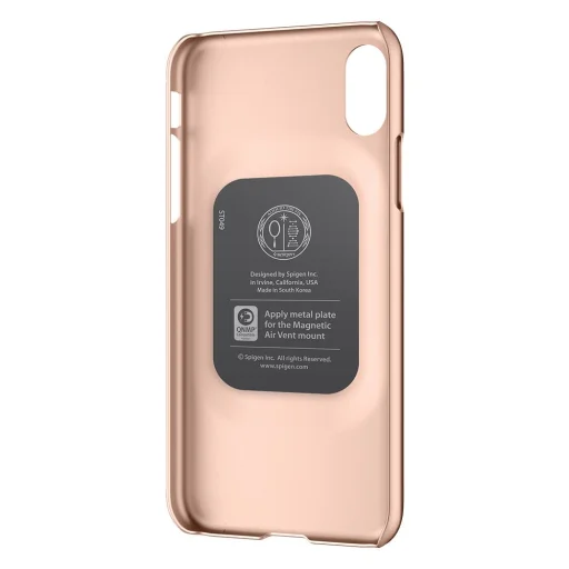 Spigen Thin Fit ultravékony tok X rose gold színben - 7