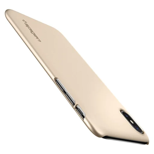 Spigen Thin Fit ultravékony tok X pezsgő arany színben - 1