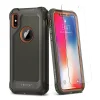 Spigen Pro Guard 360 fokozott védelmet nyújtó tok + kijelzővédő üvegfólia iPhone X katonai zöld színben (057CS22651) thumbnail