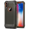 Spigen Pro Guard 360 fokozott védelmet nyújtó tok + kijelzővédő üvegfólia iPhone X katonai zöld színben (057CS22651) thumbnail