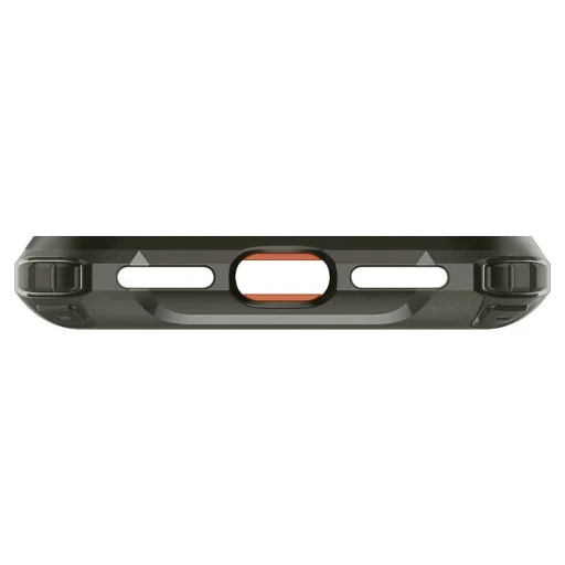 Spigen Pro Guard 360 fokozott védelmet nyújtó tok + kijelzővédő üvegfólia iPhone X katonai zöld színben (057CS22651) - 2