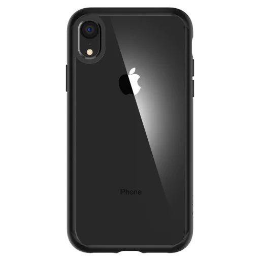 Spigen Ultra Hybrid tok iPhone XR áttetsző/fekete kerettel (064CS24874) - 3
