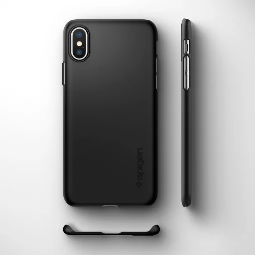 Spigen Thin Fit ultravékony tok XS fekete színben - 2