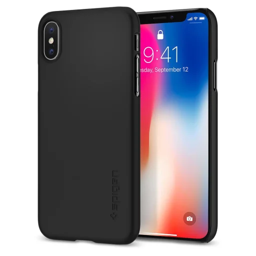 Spigen Thin Fit ultravékony tok XS fekete színben - 1