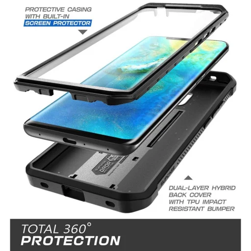 Supcase Unicorn Beetle Pro tok Huawei Mate 20 Pro fekete - 6