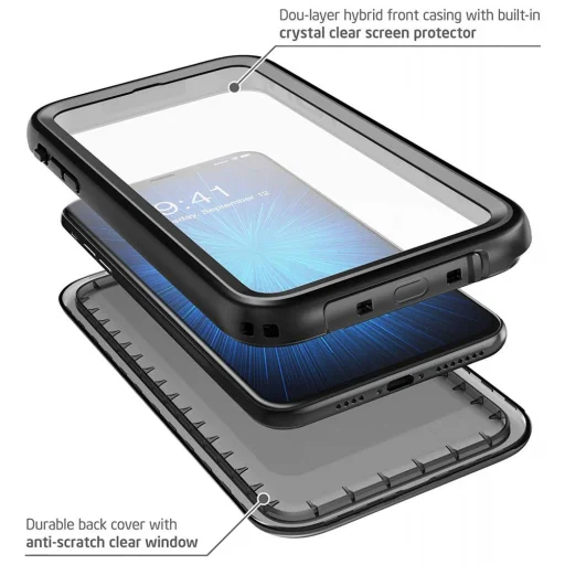 Supcase IBLSN Aegis IP68 iPhone XS MAX tok fekete - 4