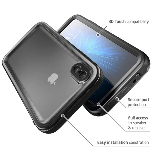 Supcase IBLSN Aegis IP68 iPhone XS MAX tok fekete - 5