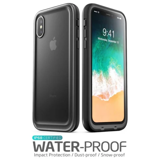Supcase IBLSN Aegis IP68 iPhone X/XS tok fekete - 6