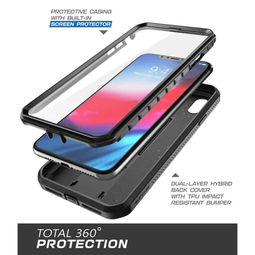Supcase IBLSN Ares iPhone XS MAX tok fekete - 5