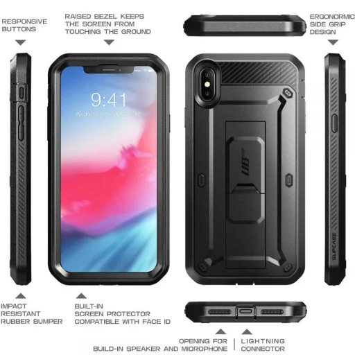 Supcase IBLSN Ares iPhone XS MAX tok fekete - 4