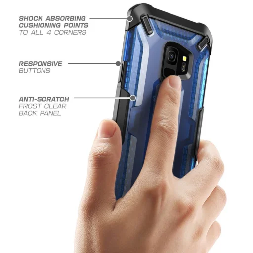 Supcase Unicorn Hybrid Samsung S9 kék színben - 6