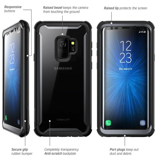 Supcase IBLSN Ares Samsung S9 tok fekete - 6