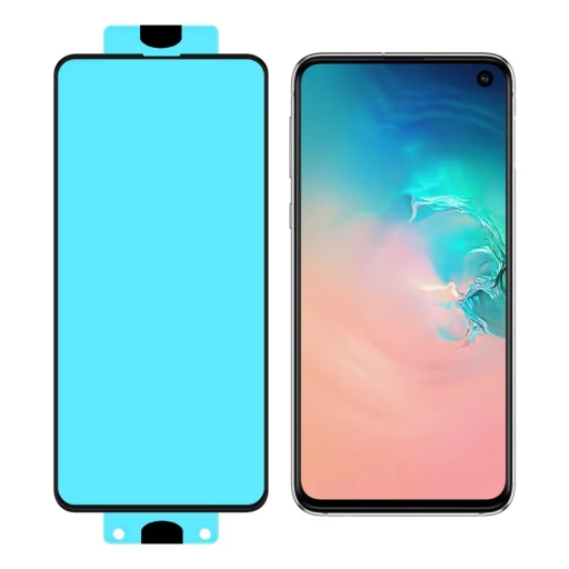 3D Edge nano flexi hybrid üvegfólia kerettel Samsung S10e áttetsző - 2