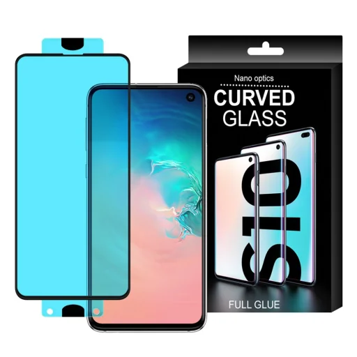 3D Edge nano flexi hybrid üvegfólia kerettel Samsung S10e áttetsző - 1