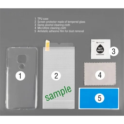 4smarts 360' prémium kijelzővédő üvegfólia és szilikon tok szett Samsung S10e - 1