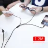 Baseus Rapid micro USB/ Lightning/ USB Type-C kábel 1,2m 3A fekete thumbnail
