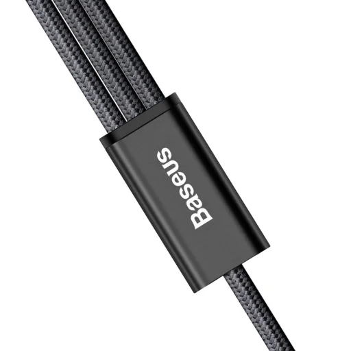 Baseus Rapid micro USB/ Lightning/ USB Type-C kábel 1,2m 3A fekete - 3
