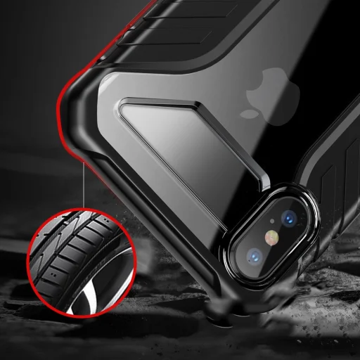 iPhone XS MAX Baseus Michelin designer tok fekete - 10