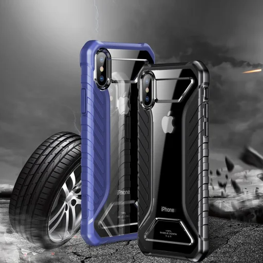 iPhone XS MAX Baseus Michelin designer tok fekete - 14