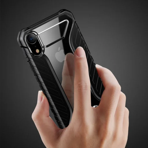 Baseus Michelin designer tok iPhone XR szürke - 11