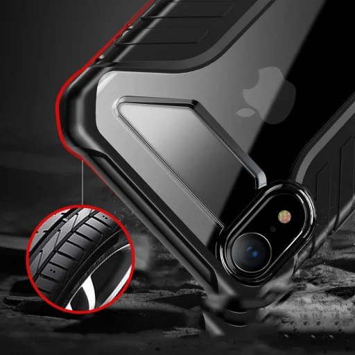 Baseus Michelin designer tok iPhone XR szürke - 13